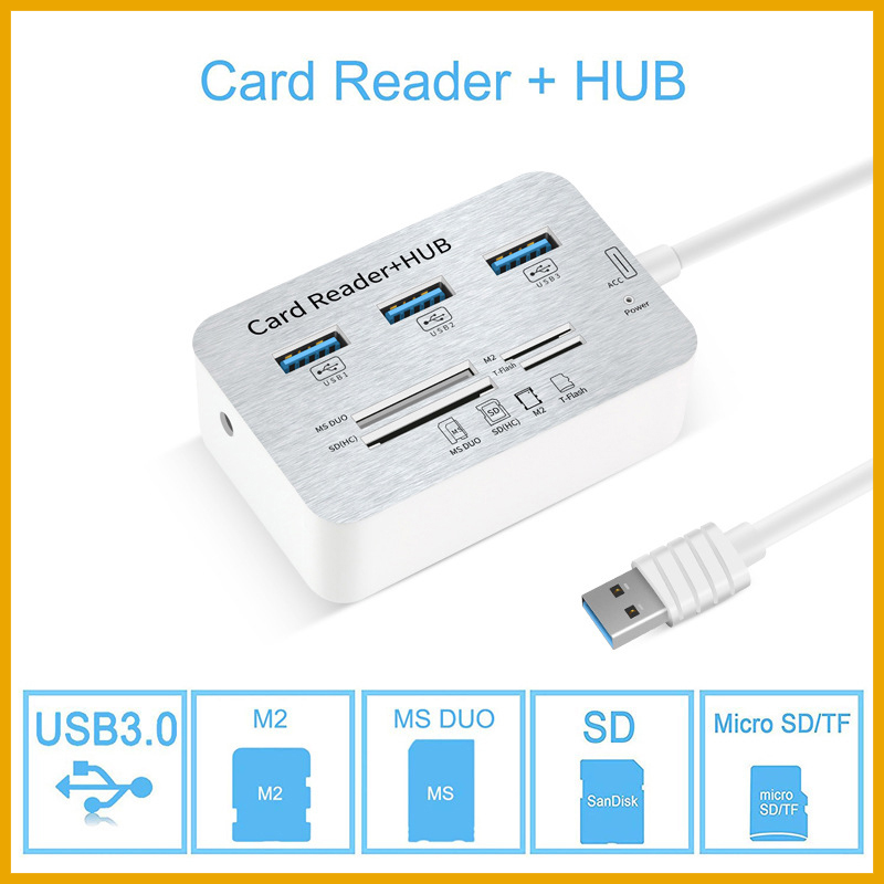Usb Hub Type C - Hub USB Type-C 3.0 7-en-1 avec