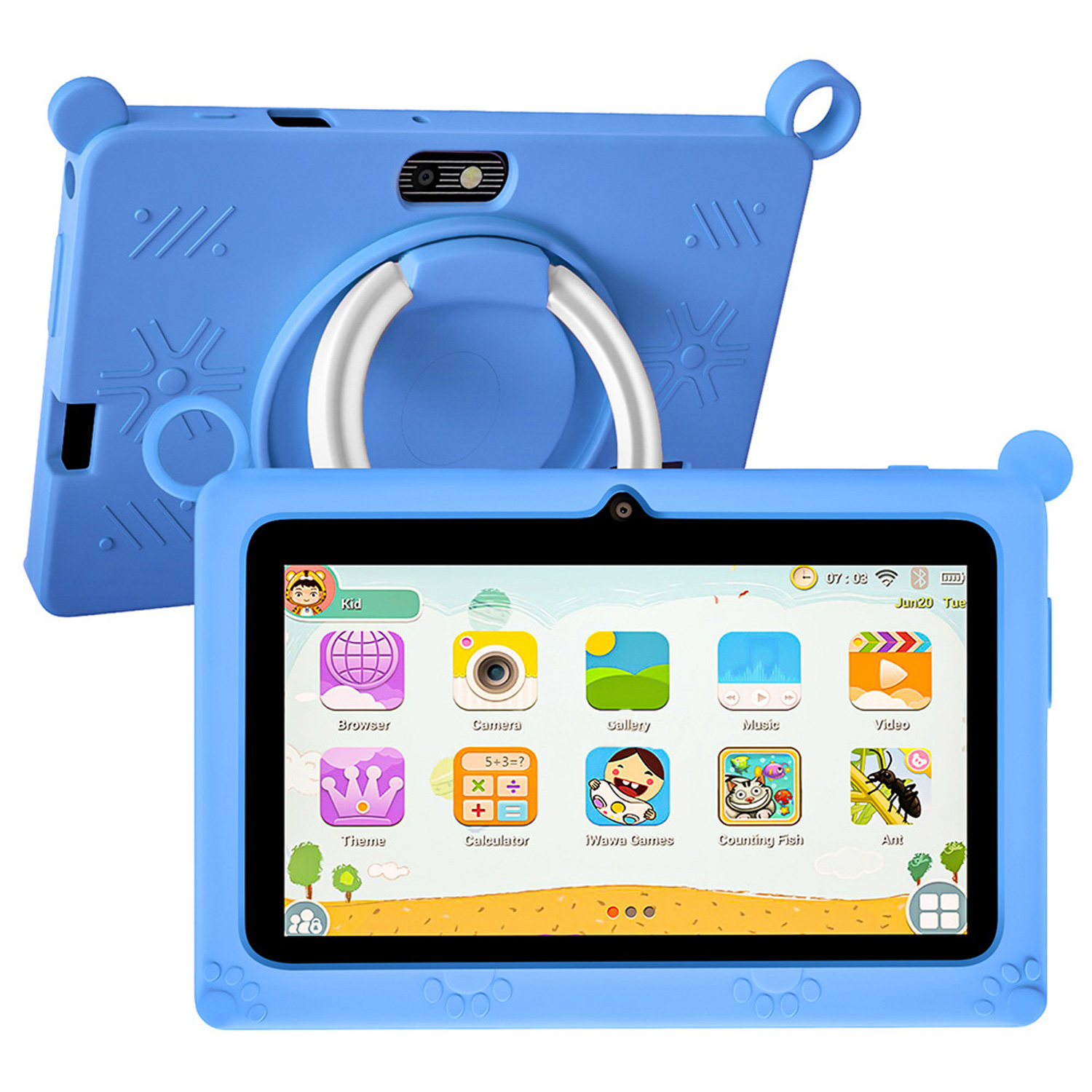 Kids Tablet With Accessories - Nouvelle tablette 5G pour enfants, 7