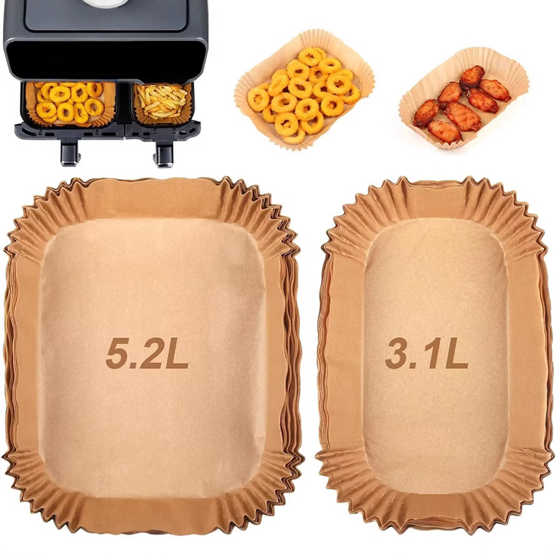 Hotwav Tablet Accessories - Doublures en papier rectangulaires pour friteuse