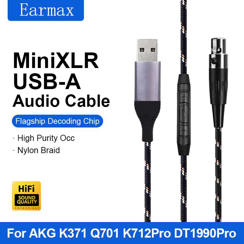 Wired Earphone Lightning - Pour AKG Q701 KKKAMPS K272 Kino