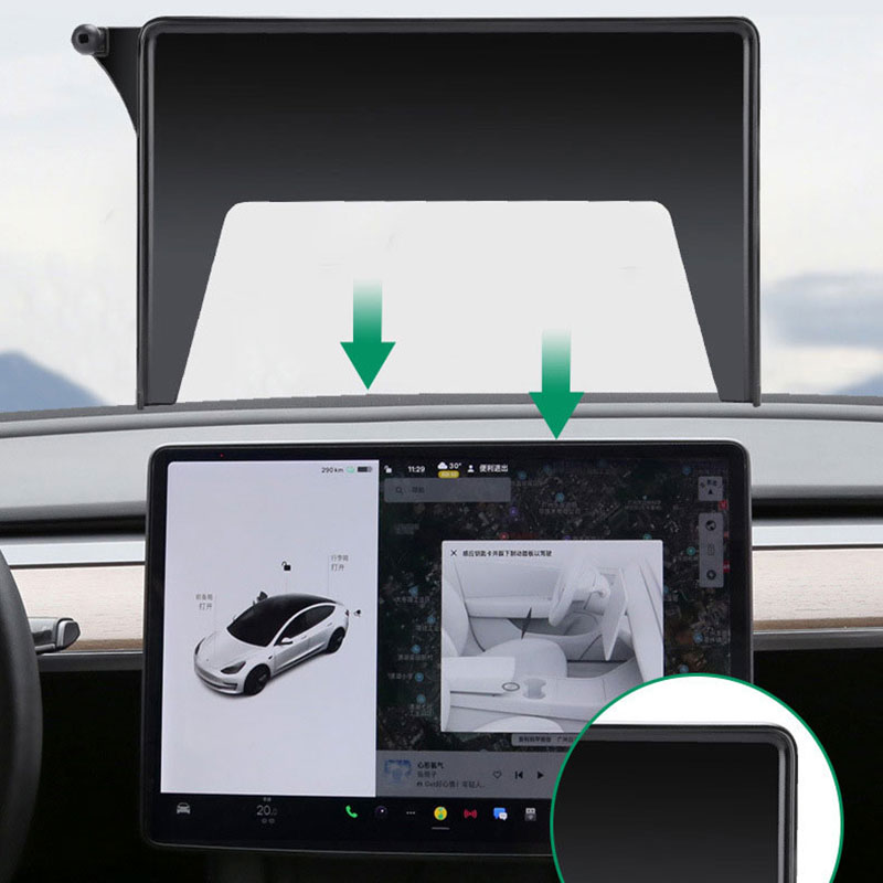 Tesla Tablet Accessories - Base de support de téléphone d'écran