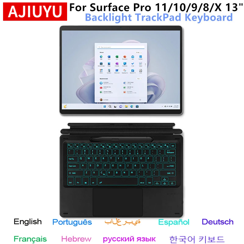 Tablet Accessories Kit - Clavier Bluetooth pour Microsoft Surface Pro