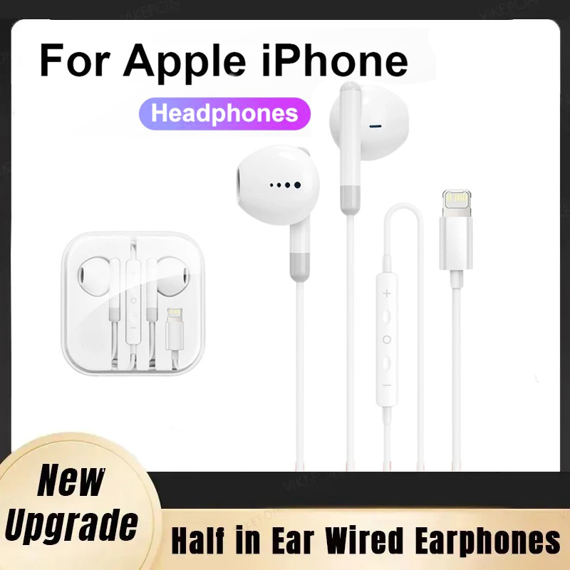 Wired Earphone Lightning - Écouteurs filaires d'origine pour Apple Lightning