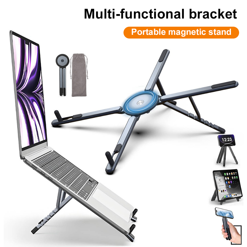Laptop Tablet Accessories - Support de téléphone magnétique portable et