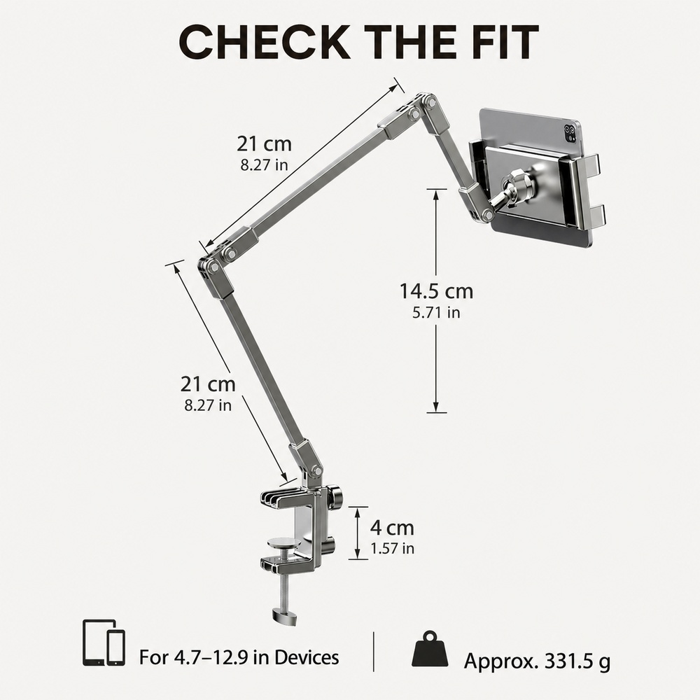 Support de téléphone réglable  - Essential Tablet Accessories avis et prix