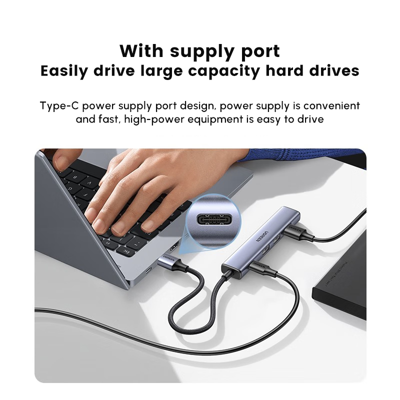Hub USB UGREEN avec 4 ports US - Usb Hub Type C avis et prix