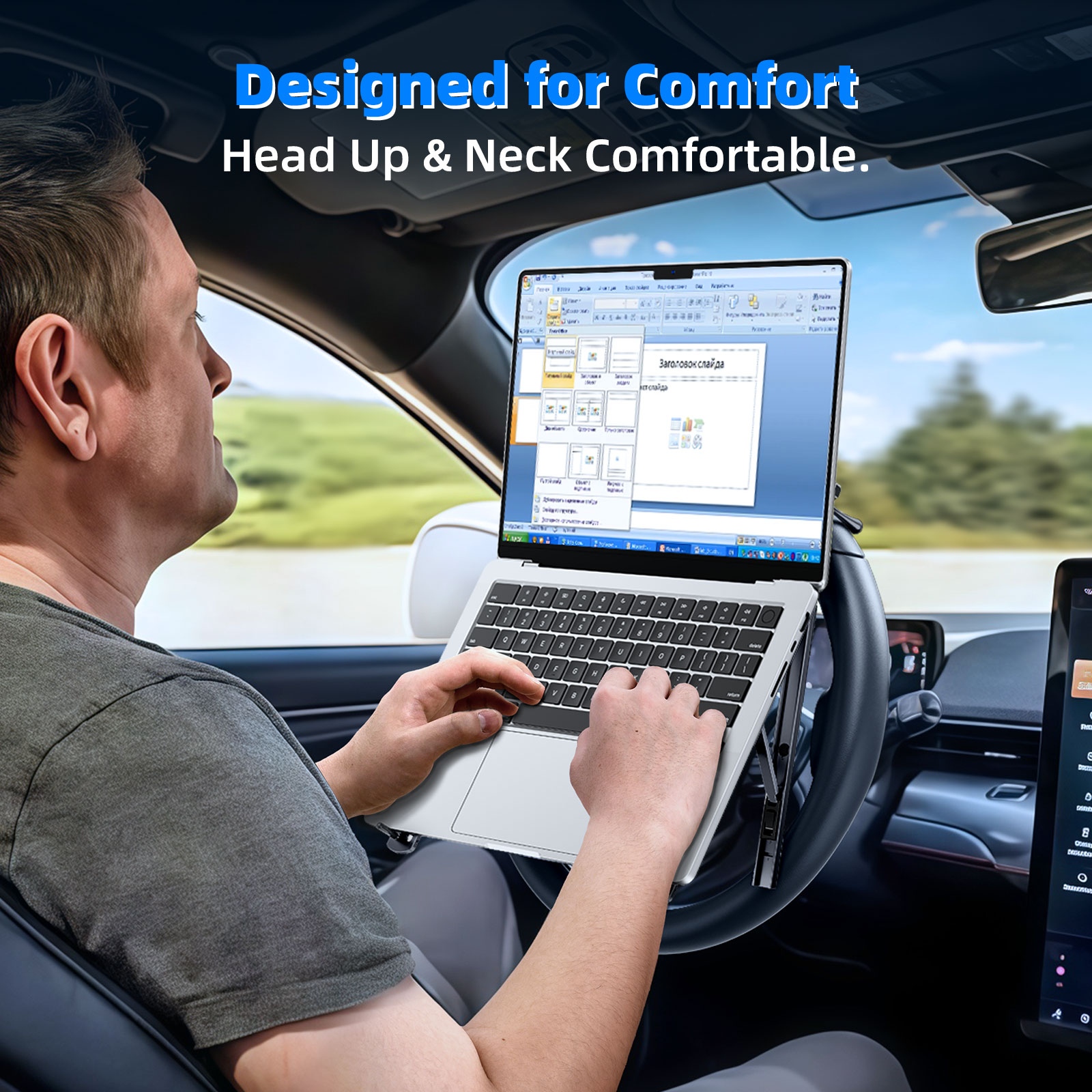 Support de Volant pour Ordinat - Tesla Tablet Accessories avis et prix