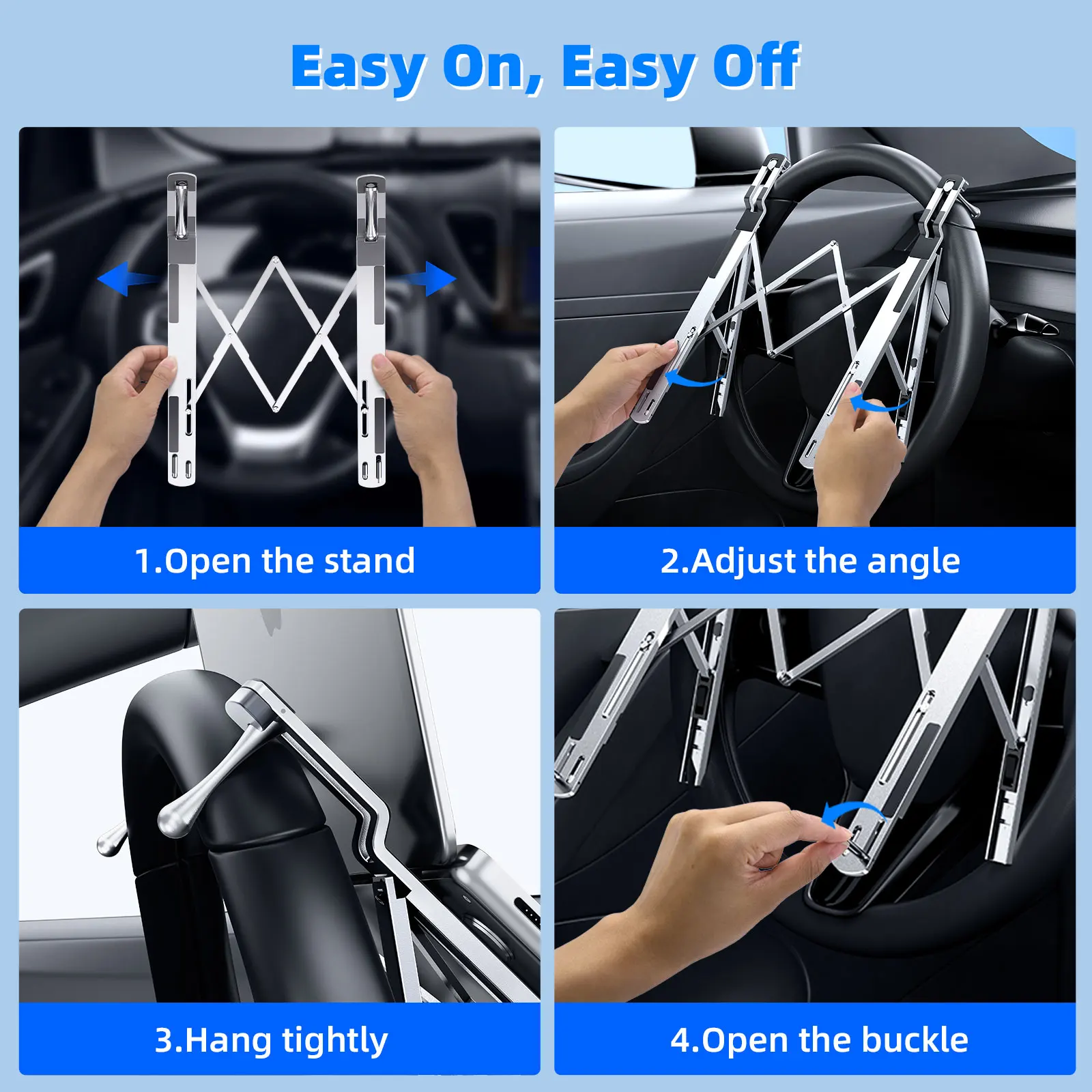 Support de Volant pour Ordinat - Tesla Tablet Accessories avis et prix