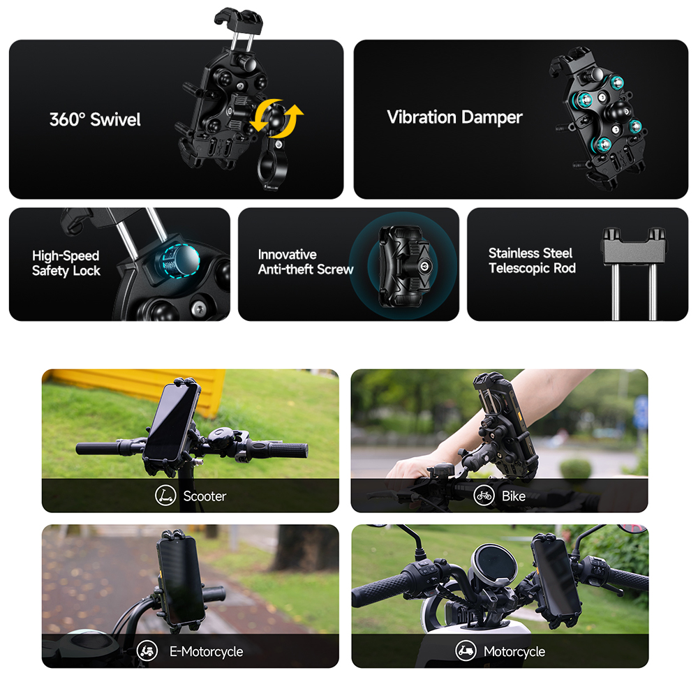 Ulefone-Support de guidon univ - Ulefone Tablet Accessories avis et prix